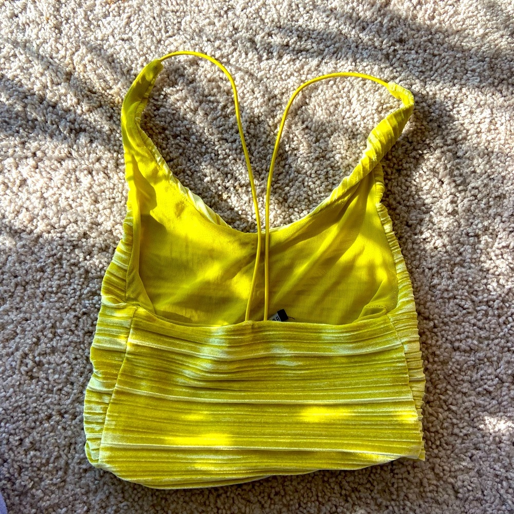 URBAN OUTFITTERS velour scoop neck tank
